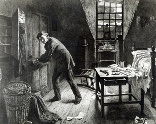 La strada della rovina, inciso da L. Flameng, 1878